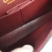 Chanel Black Calfskin Medium Classic Double Flap Shoulder Bag 126227