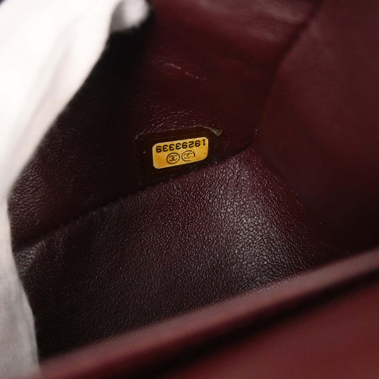 Chanel Black Calfskin Medium Classic Double Flap Shoulder Bag 126227