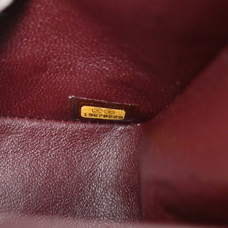 Chanel Black Calfskin Medium Classic Double Flap Shoulder Bag 126228