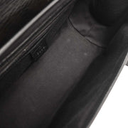 Gucci Pink Black Bamboo GG Handbag 111713 3444 126231