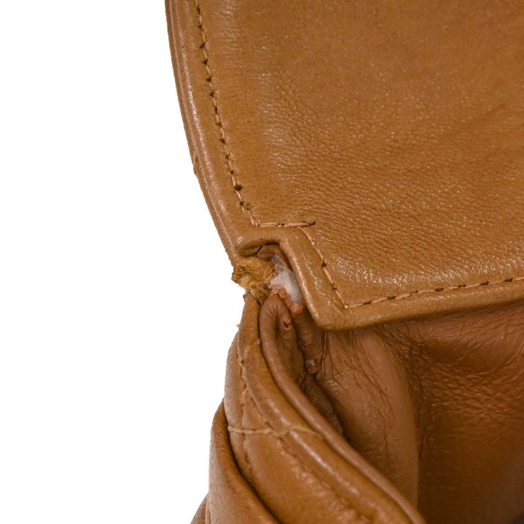 Chanel Brown Lambskin Large Duma Backpack 126239