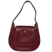 Cartier Bordeaux Leather Handbag ELDB 126244