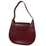 Cartier Bordeaux Leather Handbag ELDB 126244