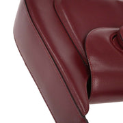 Cartier Bordeaux Leather Handbag ELDB 126244