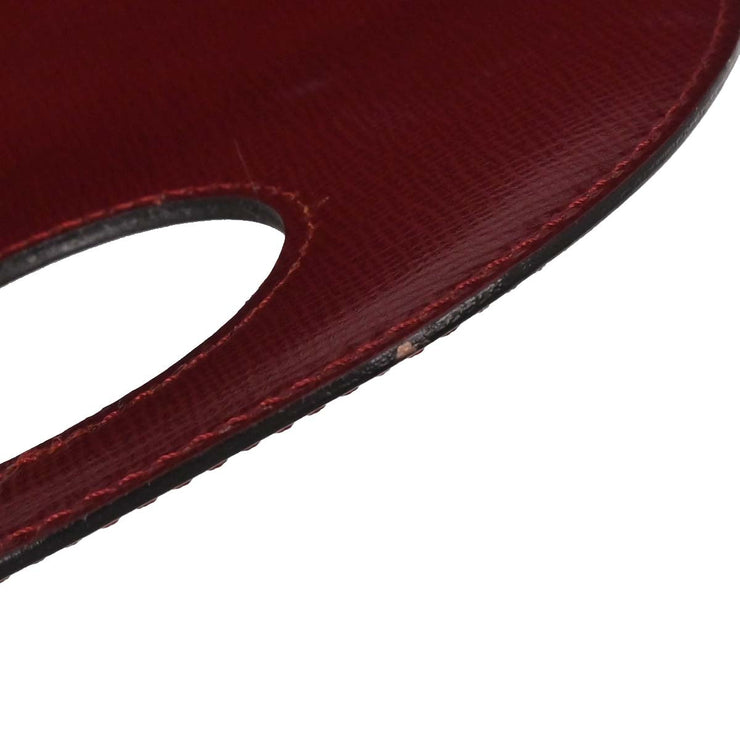 Cartier Bordeaux Leather Handbag ELDB 126244