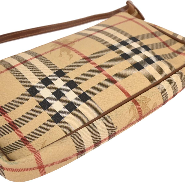 Burberry Beige PVC House Check Handbag T-03-1 126245