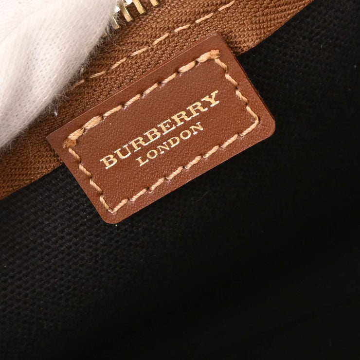 Burberry Beige PVC House Check Handbag T-03-1 126245