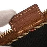 Burberry Beige PVC House Check Handbag T-03-1 126245