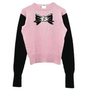 Chanel Sweater Knit Top Pink 95A #40 130893