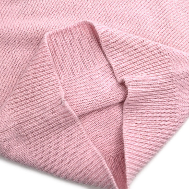 Chanel Sweater Knit Top Pink 95A #40 130893