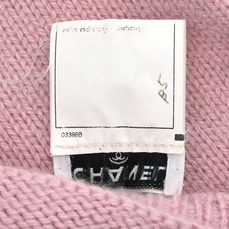 Chanel Sweater Knit Top Pink 95A #40 130893