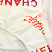 Chanel Swimwear Swimsuit White 96P #38 132286
