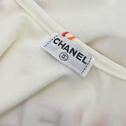Chanel Swimwear Swimsuit White 96P #38 132286