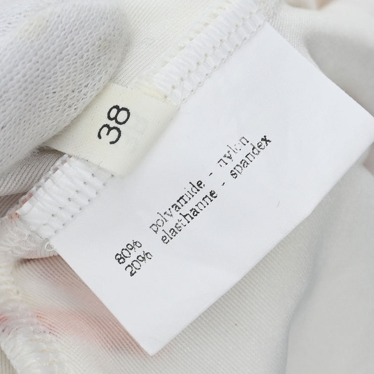 Chanel Swimwear Swimsuit White 96P #38 132286