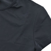 Chanel Cropped T-shirt Top Black 95P #38 132913