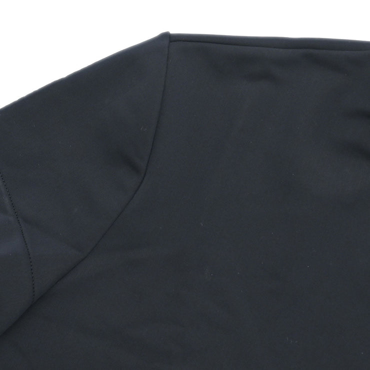 Chanel Cropped T-shirt Top Black 95P #38 132913