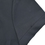 Chanel Cropped T-shirt Top Black 95P #38 132913