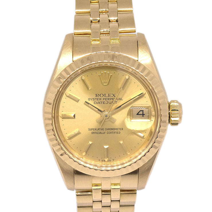 Rolex Oyster Perpetual Datejust 26mm Ref.69178 Self-winding Watch 18KYG 134493