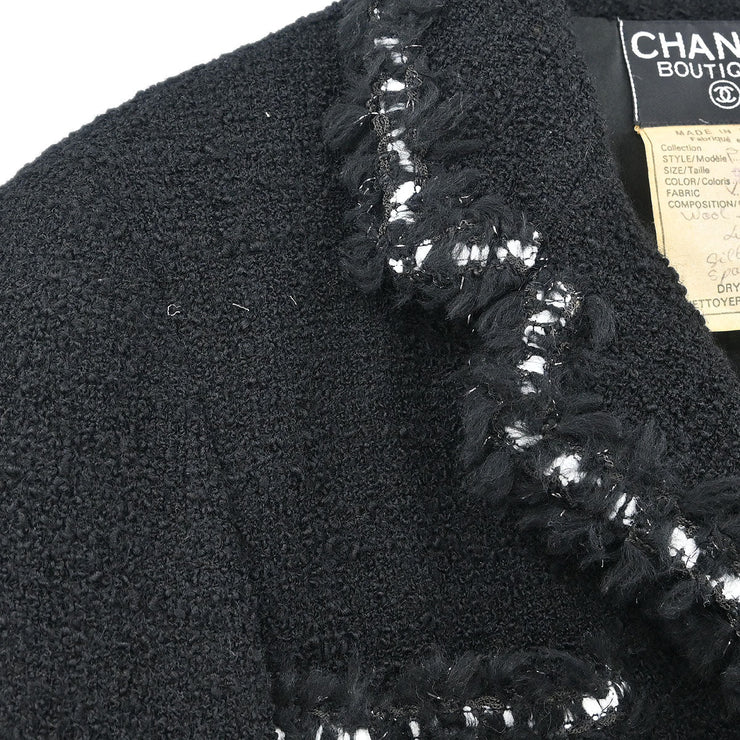 Chanel Jacket Black 94A #36 134624