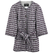 Chanel Single Breasted Collarless Jacket Gray P43160V31674 #42 134626