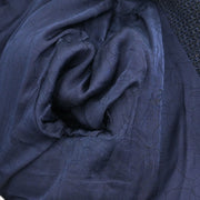 Chanel Single Breasted Jacket Navy 01P #40 134627