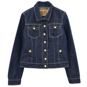 Louis Vuitton Denim Jacket Navy RW062W WJJA04CZ9 #40 134629