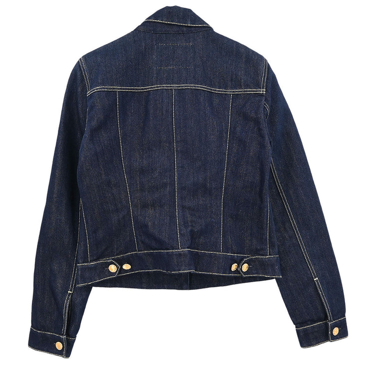 Louis Vuitton Denim Jacket Navy RW062W WJJA04CZ9 #40 134629