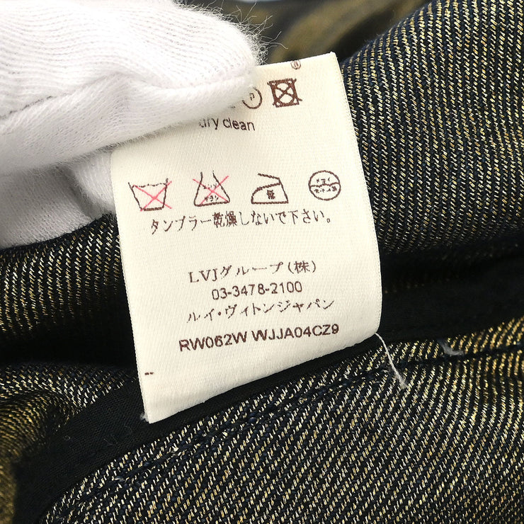 Louis Vuitton Denim Jacket Navy RW062W WJJA04CZ9 #40 134629