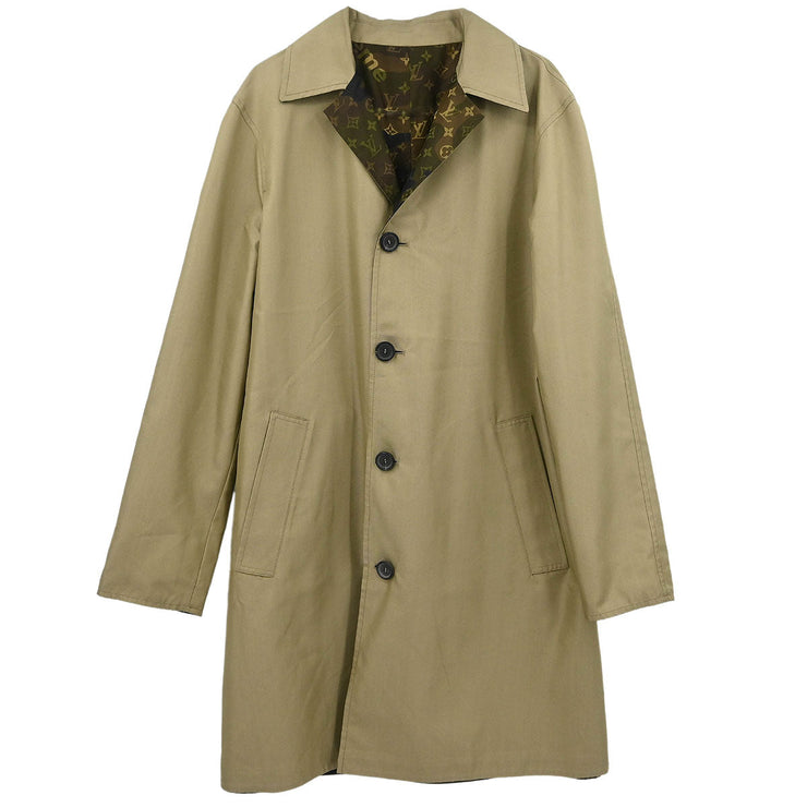 Louis Vuitton Supreme Reversible Coat Monogram Khaki HDC90WDOL #46 134631