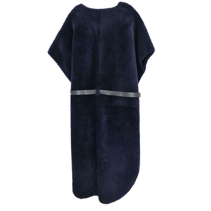 Celine Sleeveless Long Vest Jacket Navy 2 8N41/6012 #S 134632