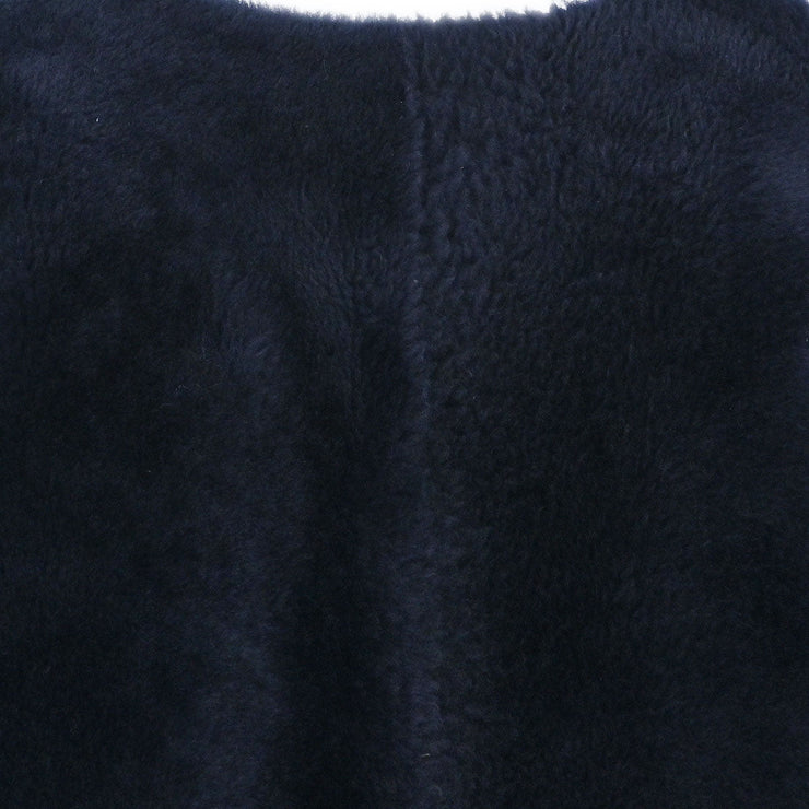 Celine Sleeveless Long Vest Jacket Navy 2 8N41/6012 #S 134632