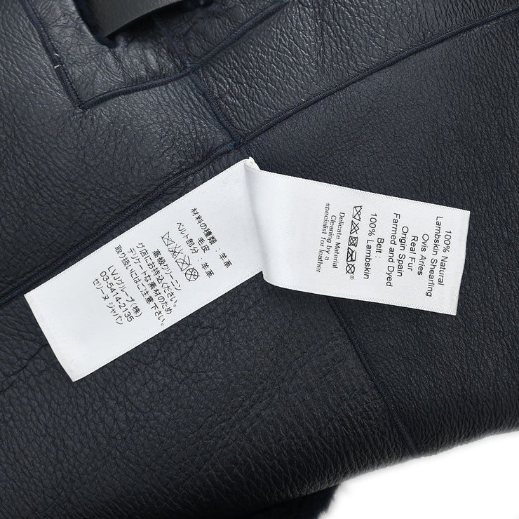 Celine Sleeveless Long Vest Jacket Navy 2 8N41/6012 #S 134632