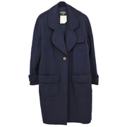 Chanel Coat Navy 94A #38 134638