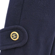 Chanel Coat Navy 94A #38 134638