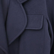 Chanel Coat Navy 94A #38 134638
