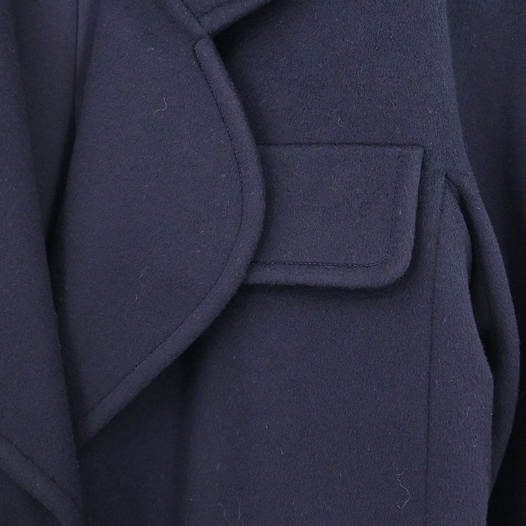 Chanel Coat Navy 94A #38 134638