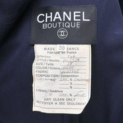 Chanel Coat Navy 94A #38 134638