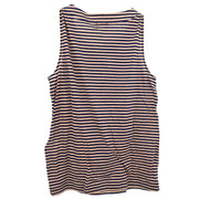 Chanel Sleeveless Tank Top Navy Pink 09P #36 134639