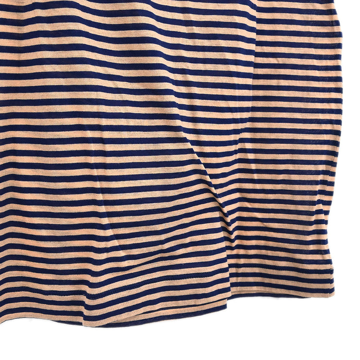 Chanel Sleeveless Tank Top Navy Pink 09P #36 134639