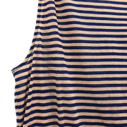 Chanel Sleeveless Tank Top Navy Pink 09P #36 134639