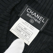 Chanel Sleeveless Tank Top Black 97P #34 134644