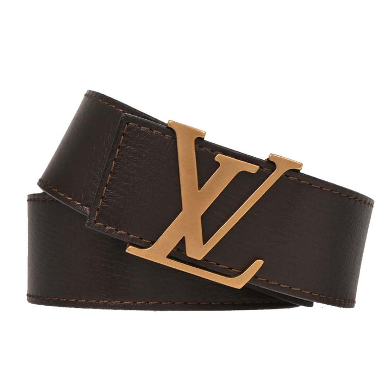 Louis Vuitton Brown Ceinture LV Initiales Utah Belt #100/40 M6902S CA1008 134655