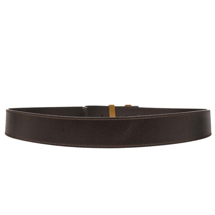 Louis Vuitton Brown Ceinture LV Initiales Utah Belt #100/40 M6902S CA1008 134655