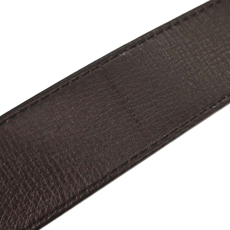Louis Vuitton Brown Ceinture LV Initiales Utah Belt #100/40 M6902S CA1008 134655