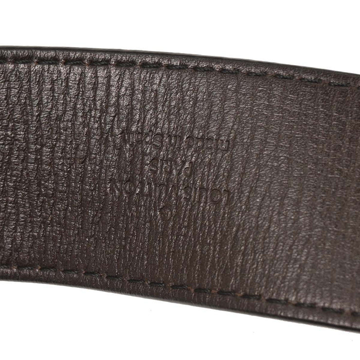 Louis Vuitton Brown Ceinture LV Initiales Utah Belt #100/40 M6902S CA1008 134655