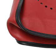 Hermes Rouge Vif Courchevel Evelyne 1 PM Shoulder Bag R Square: A 134657
