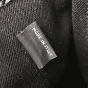 Prada Black Raffia Canapa Tote Handbag L/7 134661
