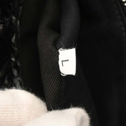 Prada Black Raffia Canapa Tote Handbag L/7 134661