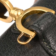 Gucci Dark Green Pigskin Bamboo 2way Handbag 000.29.0633 134664