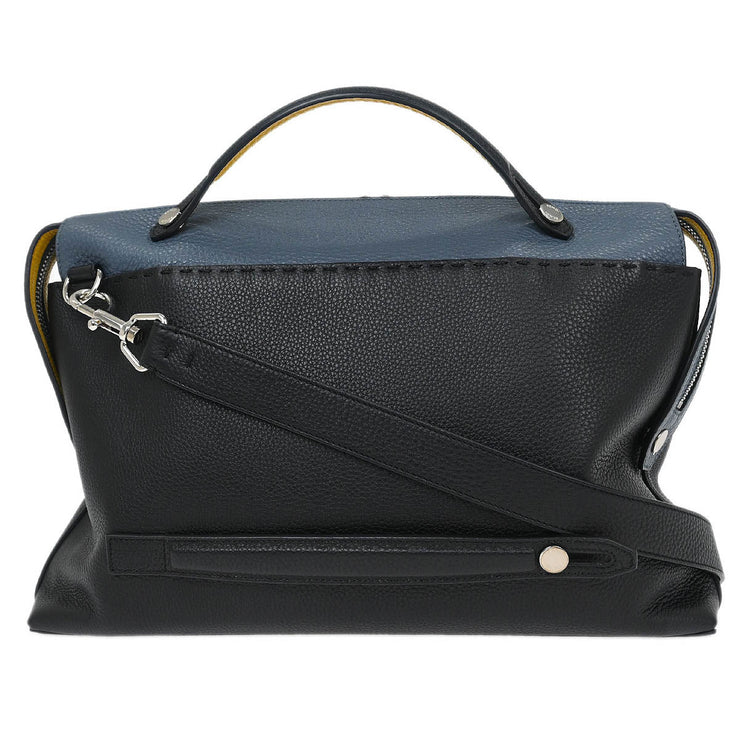 Fendi Navy Blue By The Way 2way Business Bag A458-A7TV-199-8262 134665